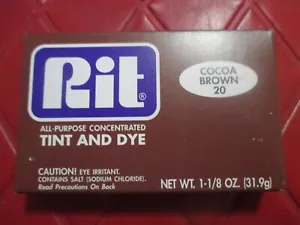 TESSUTO RIT VINTAGE TINTA E TINTURA - MARRONE CACAO - Foto 1 di 2