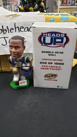 NIB MARSHALL FAULK ST LOUIS RAMS BOBBLEHEAD PACIFIC TRADING CARDS 1/1000 MADE Cover