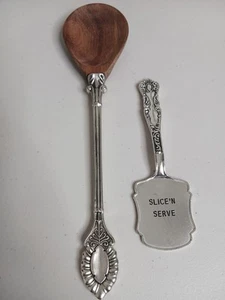 mud pie kitchen Serving Wooden Spoon And Slicer For Cheese Kitchen Core 2 - Picture 1 of 6