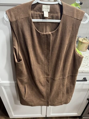 Chaleco de gamuza sintética extra largo Chicos talla 2 Foto 1 de 4