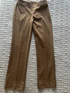 The Limited Stretch Women's Brown Dress Pants Size 4 Career Side Zip - Picture 1 of 8