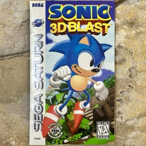 Manual Sonic 3D Blast con tarjeta de registro - Sega Saturn - Imagen 1 de 8