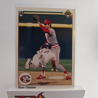 1990 Upper Deck - Ron Oester #118 Cincinnati Reds  - Image 1 of 4