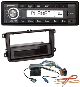 Continental USB 1DIN AUX DAB MP3 Autoradio für VW Passat 05-10 Polo 09-14 Sciroc - Bild 1 von 9