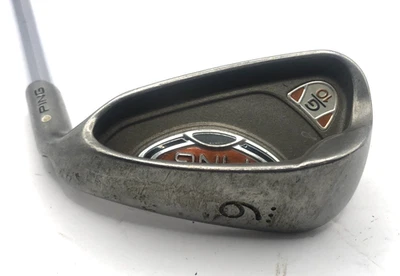 PING G10 9 IRON WHITE DOT AWT STIFF FLEX STEEL SHAFT *Good* - Image 1 of 4