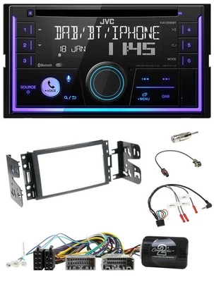 JVC Lenkrad USB 2DIN DAB Bluetooth CD Autoradio für Jeep Grand Cherokee 2011-201 - Bild 1 von 4