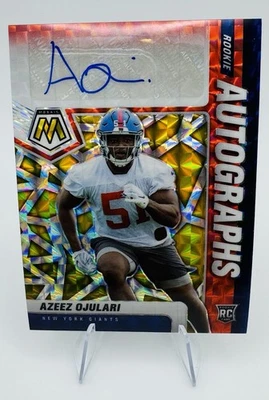 2021 Panini Mosaic - Rookie Autographs Mosaic Azeez Ojulari #RA-98 (AU, RC) - Image 1 of 2