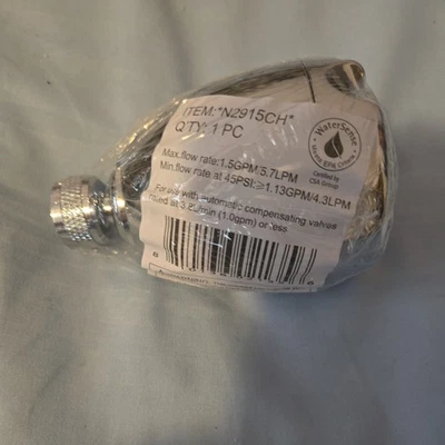 Cabezal de ducha Evolve de una sola función 1,5 GPM/5,7 LPM Foto 1 de 4