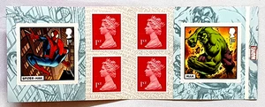 MARVEL SUPERHEROES 2019 Royal Mail Booklet 6 x 1st Stamps PM65 MNH - Picture 1 of 3