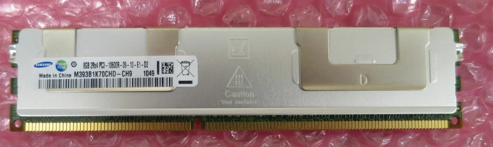 Dell Samsung 8GB PC3-10600R DDR3-1333MHz ECC Registered SERVER RAM Memory X3R5M - Image 1 of 1