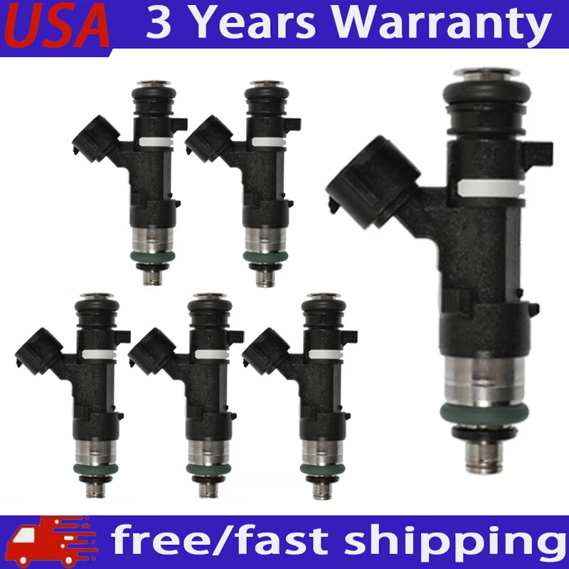 6X Inyector de combustible 166007Y000 para Nissan Quest 3,5 L 2004 2005 2006 2007 2008 2009 Foto 1 de 4