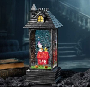 🔥NEW🔥Peanuts Snoopy Halloween Spooky Lantern with Lights & Music - Picture 1 of 4