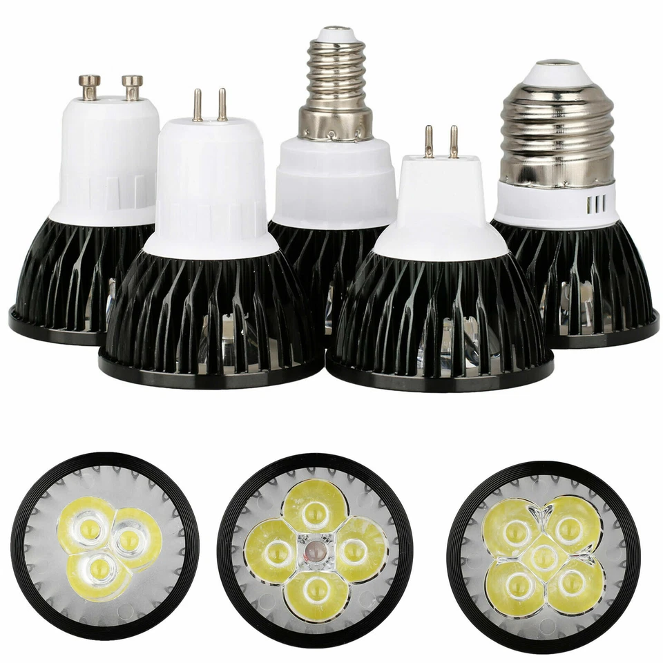 6W 9W 10W 12W 15W GU10 MR16 GU5.3 Dimmable LED Spotlight Bulb Epistar Lamp SS - Image 1 of 4