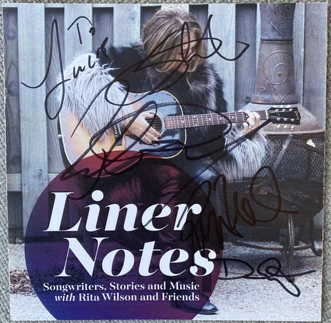 Rita Wilson, David Hodges, Richard Marx Signed In Person Liner Notes Program Cover