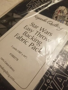 Star Wars Easy THROW backing fabric pack -- 5 yards (180x44 #1000778) - Picture 1 of 5