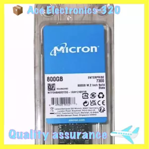 MTFDHBA800TDG New Micron 7300 MAX 800GB M.2 2280 SSD NVMe Gen3 x4-1AW1ZABYY - Picture 1 of 6
