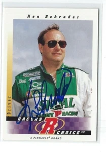 Ken Schrader Signed 1997 Racers Choice Card #33 NASCAR - Picture 1 of 1