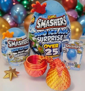 Smashers Dino und Drache Geschenkset - zufälliges Ei Set - Dinosaurier/Spielzeug - Bild 1 von 4