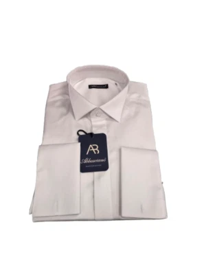 CAMICIA UOMO DIPLOMATICA BIANCA 100% COTONE MADE IN ITALY - Immagine 1 di 4