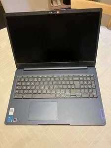 LENOVO IdeaPad Slim 3 15.6" Chromebook - Intel® Pentium®, 128 GB eMMC, Blue - Picture 1 of 2
