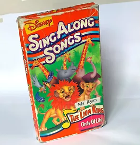Disney Sing Along Songs The Lion King - Circle of Life 1994 VHS Video Tape - Imagen 1 de 3