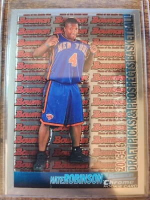 2005-06 Bowman Draft Picks Chrome Nate Robinson Rookie RC #124 New York Knicks - Image 1 of 2