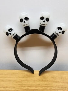 Diadema calavera fiesta Halloween corona esqueleto para piezas - Imagen 1 de 7
