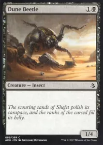 DUNE BEETLE 089/269 AMONKHET MTG MAGIC Quasi Nuovo - Foto 1 di 1