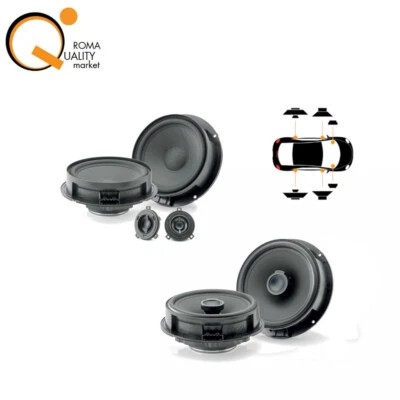 Kit 6 Altoparlanti Casse Auto Focal Inside VW fit VOLKSWAGEN T-Cross da 2019 - Immagine 1 di 4