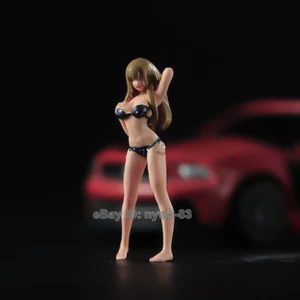 1/43 Scene Props Sexy Bikini Girl Miniatures Figurines For Cars Vehicles Toys - Picture 1 of 5