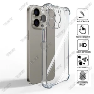 Lotto cover antiurto trasparenti per iPhone 16 15 14 13 12 Pro Max X XS Max 8 7 6 - Foto 1 di 7