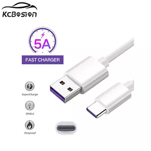 USB C Kabel Stecker Ladekabel Typ-C Datenkabel 5A Für android Handy Telefon - Bild 1 von 13