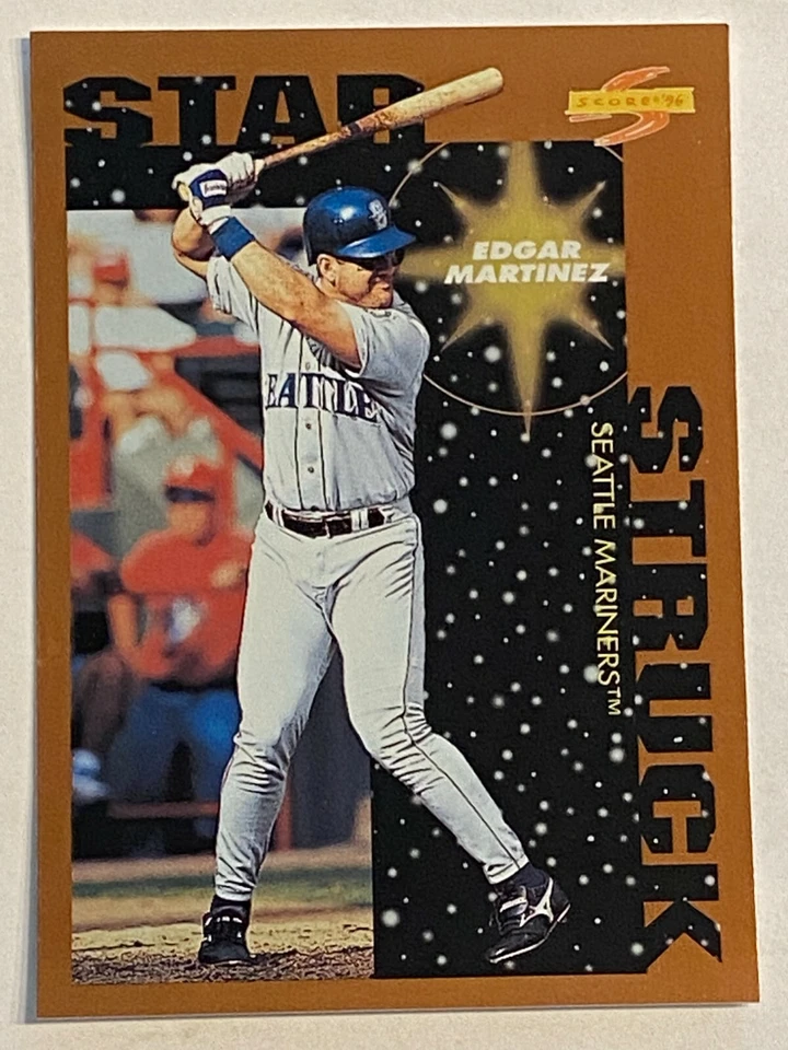 1996 Score Dugout Collection #101 Edgar Martinez Seattle Mariners - Image 1 of 2