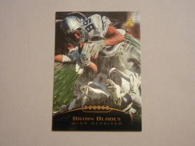 1995 PINNACLE FOOTBALL TROPHY BRIAN BLADES #150 SEATTLE SEAHAWKS - Image 1 of 4