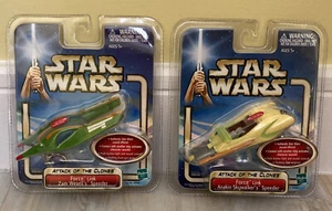 Star Wars Attack of the Clones Zam Wessell & Anakin Skywalker Force Link Speeder - Picture 1 of 5