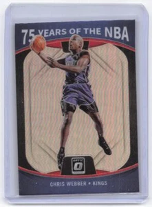 2021-22 Panini Prizm #44 Chris Webber 75 Years of the NBA (Donruss Optic) - Picture 1 of 2