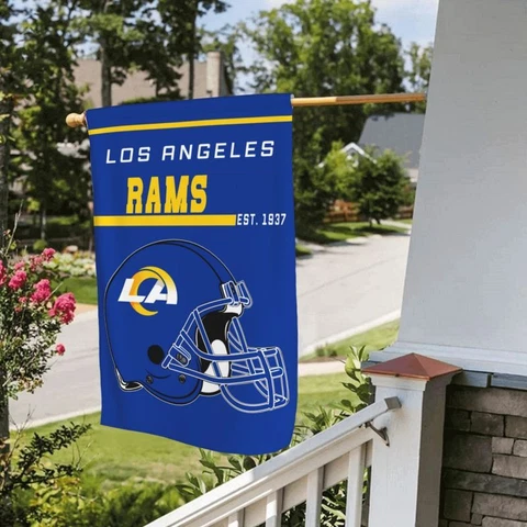 St. Louis Rams Fans Garden Flag 28x40in 2-sided Different Printed Flags Cover