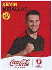 Autocollant Coca-Cola UEFA Euro 2016 Belgique "Kevin Mirallas"