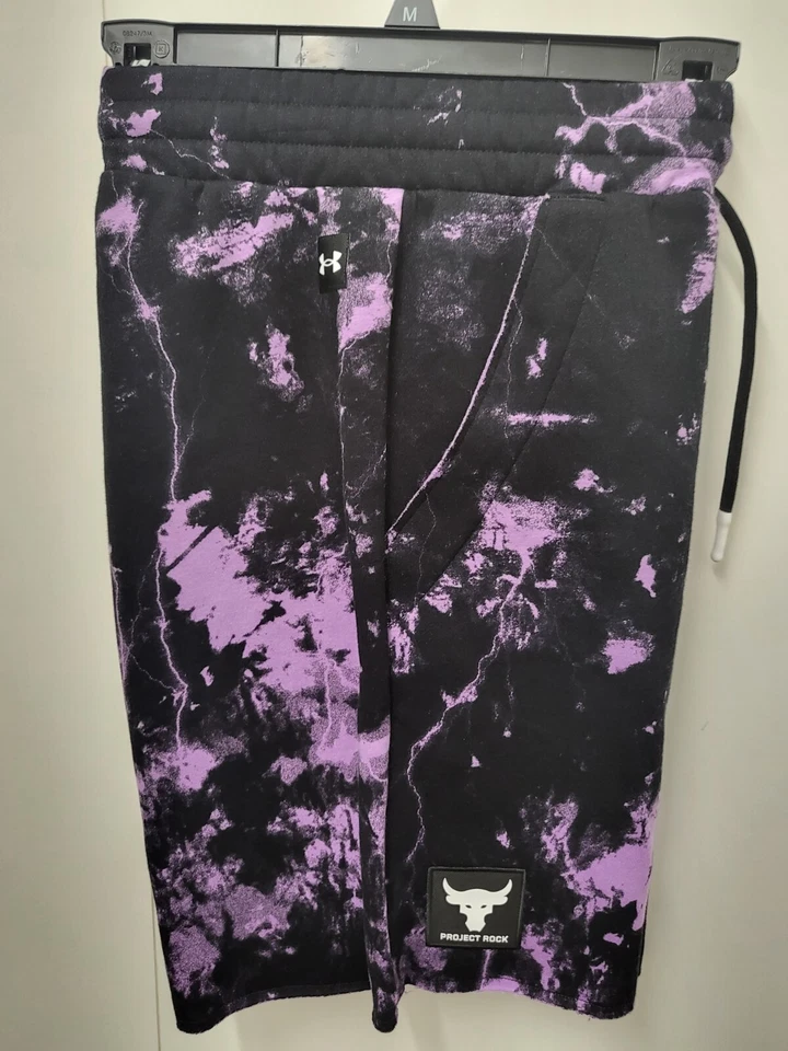 2025-NWTSUnder Armour Fitness Men's Project Rock Terry Shorts 1370459-MEDIUM - image 1 of 1