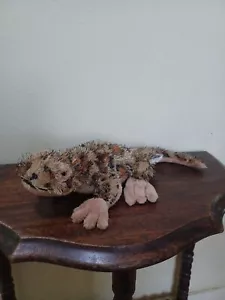 GANZ WEBKINZ Leopard Lizard Tan & Brown Plush Stuffed Animal *NO CODE* - Picture 1 of 6