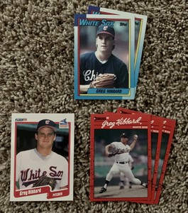 Greg Hibbard Baseball Cards. Chicago White Sox