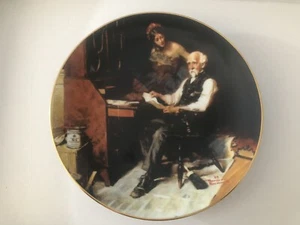 “The Love Letters” 1980's Limited Edition Knowles Norman Rockwell Plates - Picture 1 of 11