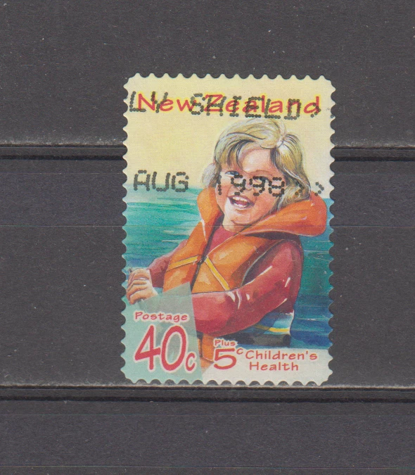 NEW ZEALAND :  1998 - USED  - SCOTT #  B161  SEMI-POSTAL - Image 1 of 1