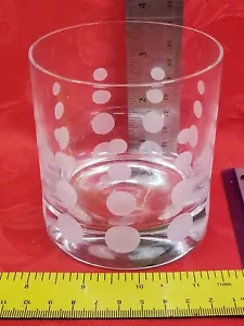 Mikasa Cheers Double old fashioned Glass Dots - Picture 1 of 2