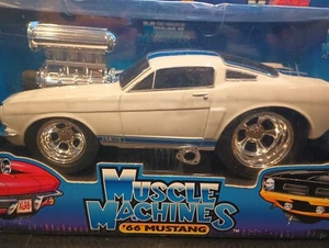 Muscle Machines 1966 Mustang, White, 1/18, used - Picture 1 of 9
