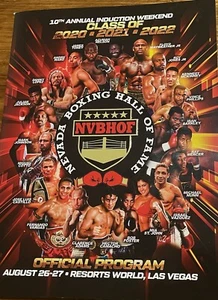 Authentic Autographed HOF Program - Roy Jones Jr & Fernando Vargas - Picture 1 of 8