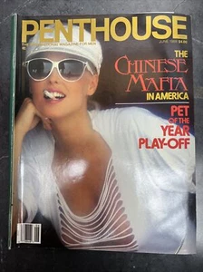 Penthouse Vintage Gentleman's Magazine June 1988 Chinese Mafia - Picture 1 of 3