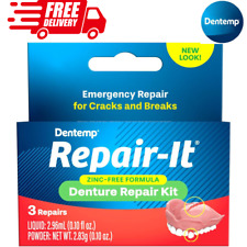 Dentemp Repair Kit - Repair-It Advanced Formula Denture Repair Kit - Denture-New