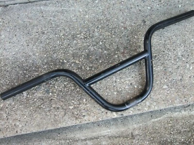 Two Piece Handlebars BMX Bicycle, 25.5" Wide " 8 Rise, Black - Image 1 of 4