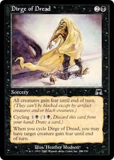DIRGE OF DREAD ~mtg NM-M Onslaught Common x4